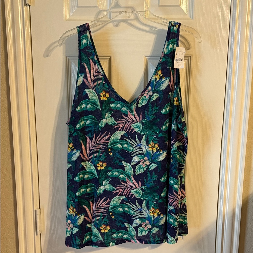 Loft linen tank top size XL.  NWT